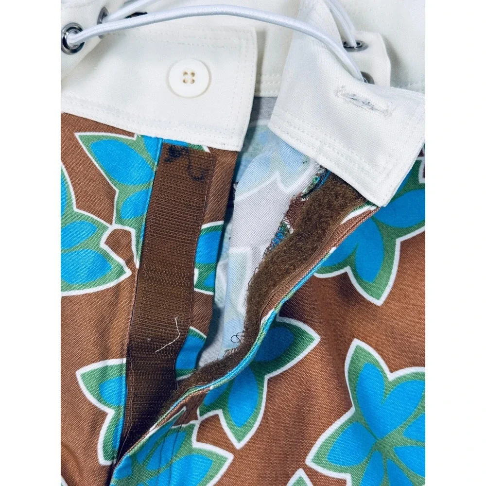 Vintage Duffer Sportswear Swim Board Shorts Mens Large Brown Blue  Surf Retro